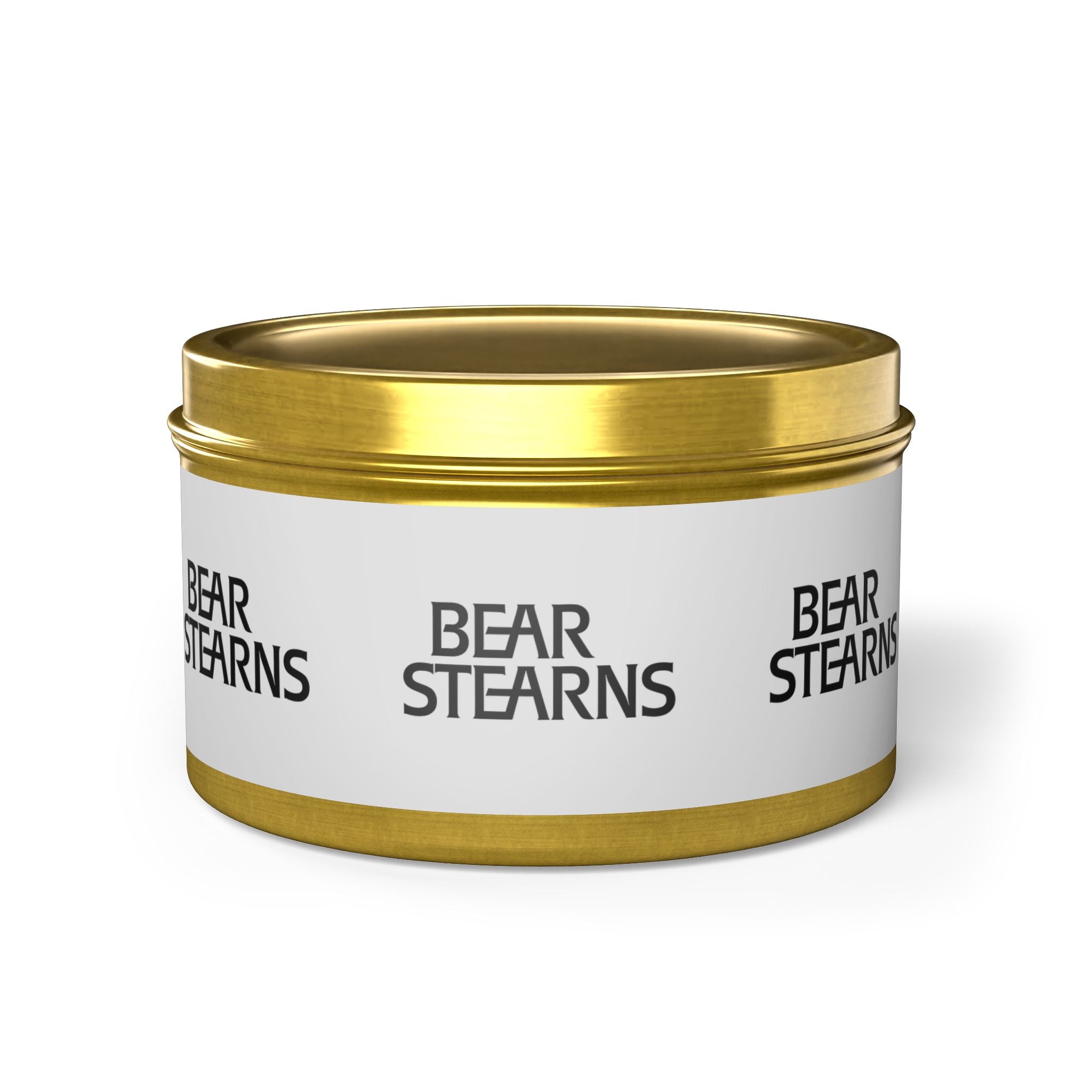 Bear Stearns Tin Candle