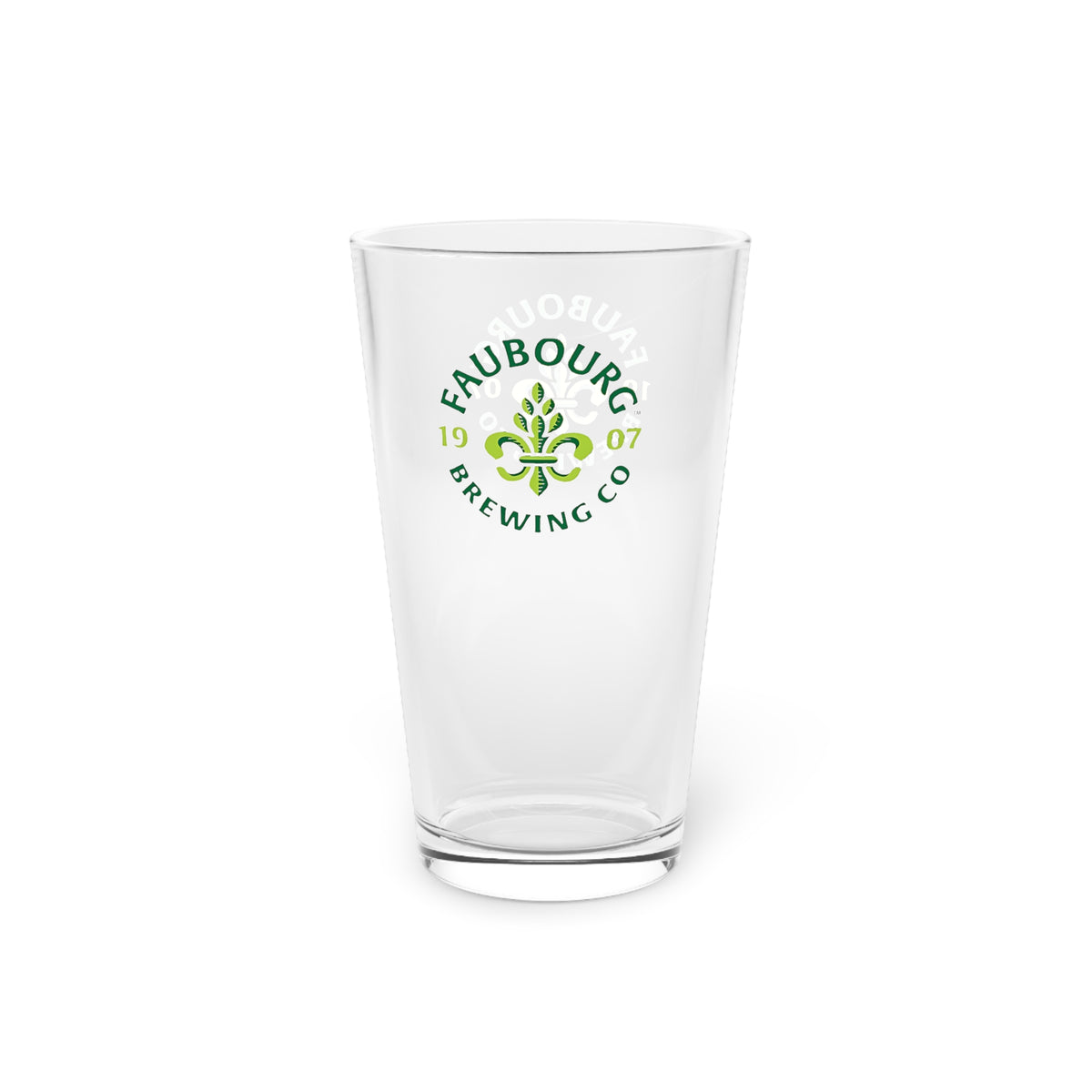 Faubourg Brewing 16oz Pint Glass