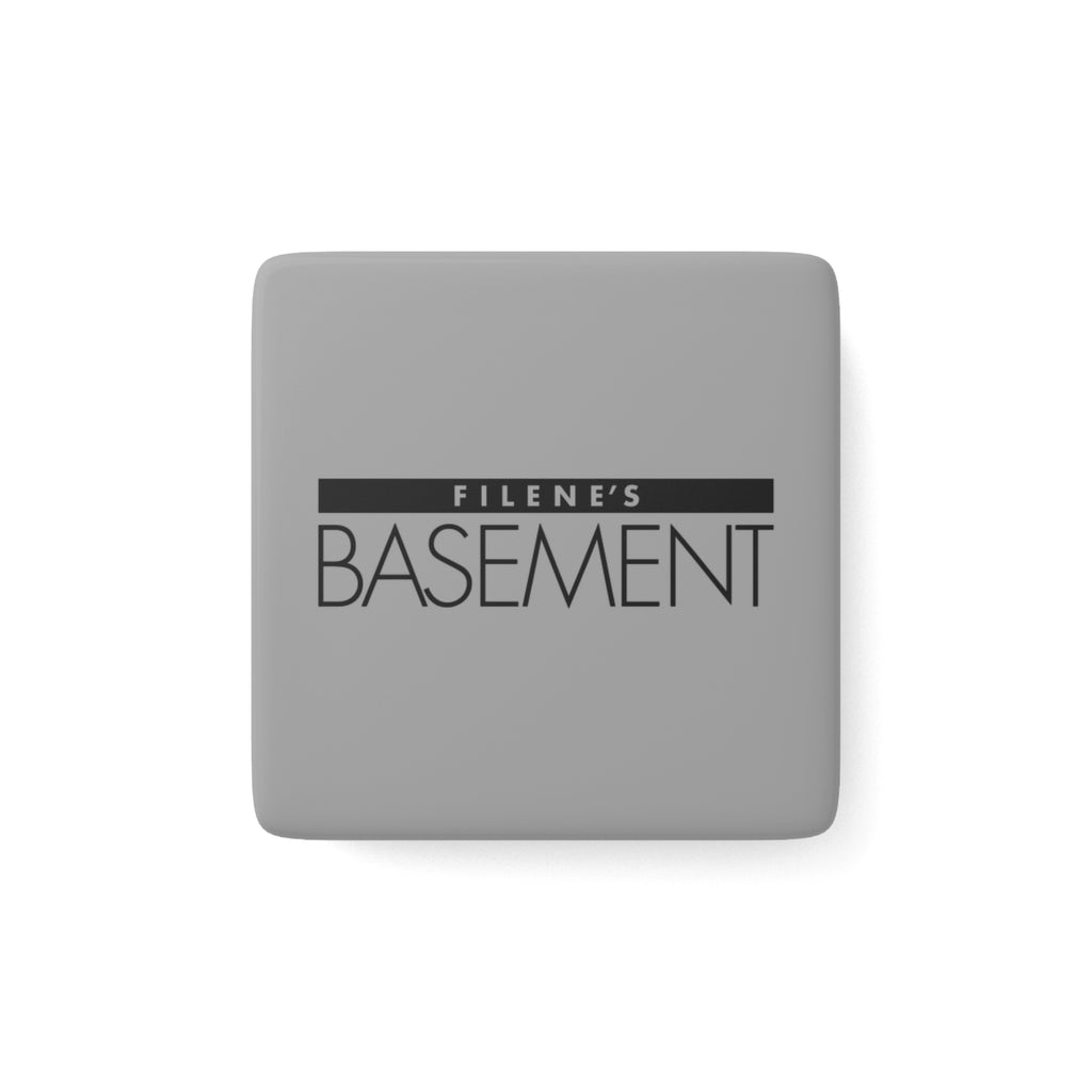 Filene's Basement Square Porcelain Fridge Magnet