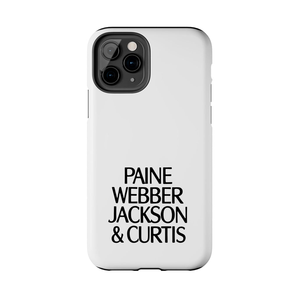 Paine Webber Jackson & Curtis Tough Phone Case