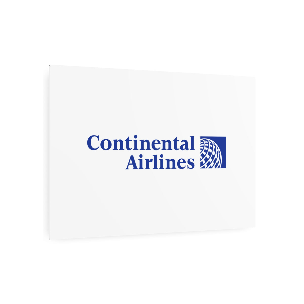Continental Airlines Metal Sign
