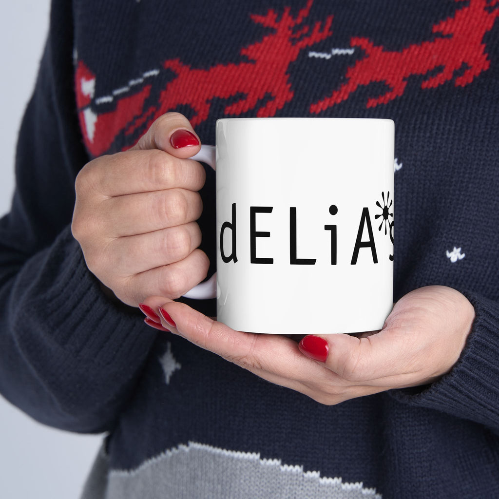 Delia's Ceramic Coffee Mug