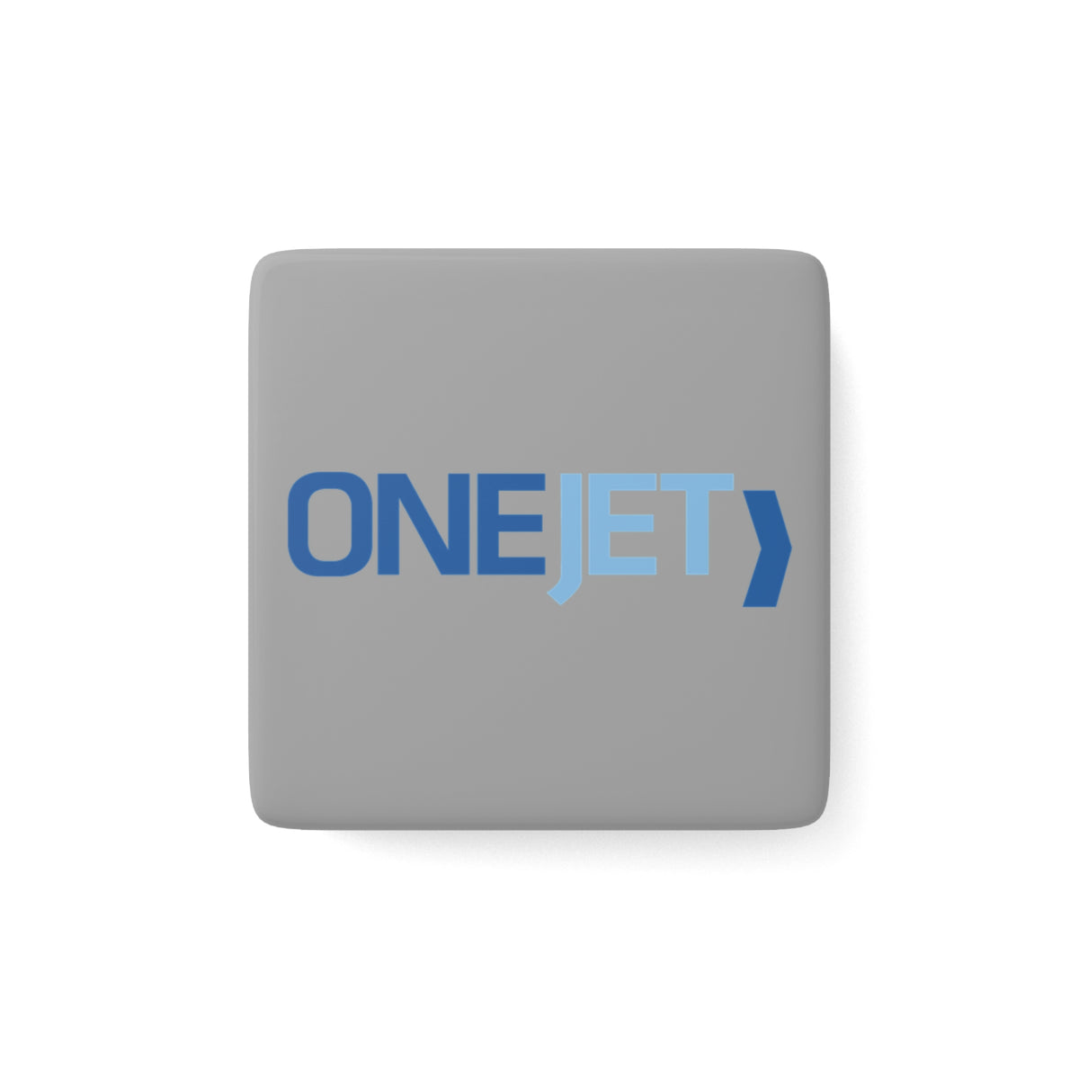 OneJet Square Porcelain Fridge Magnet