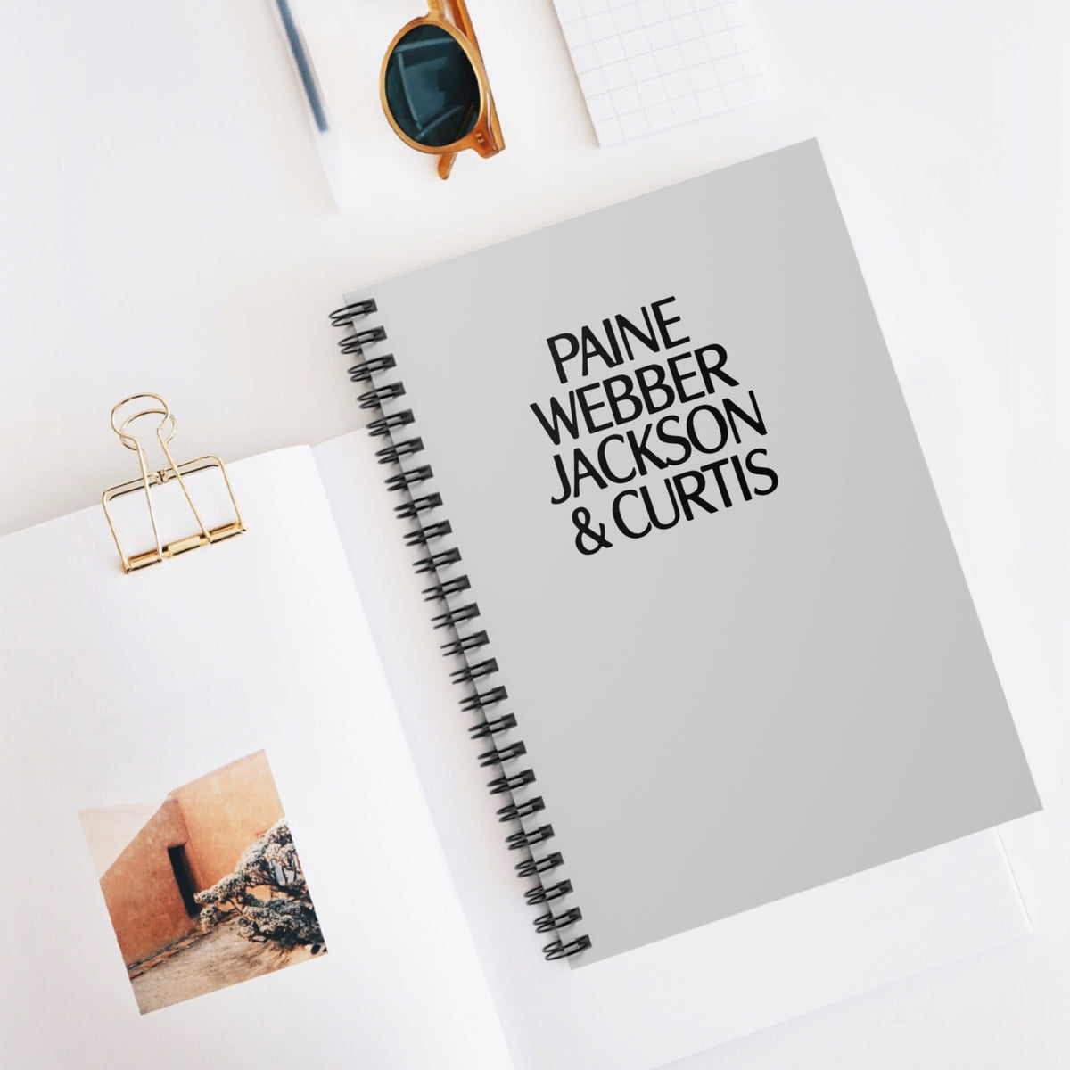 Paine Webber Jackson & Curtis Spiral Notebook