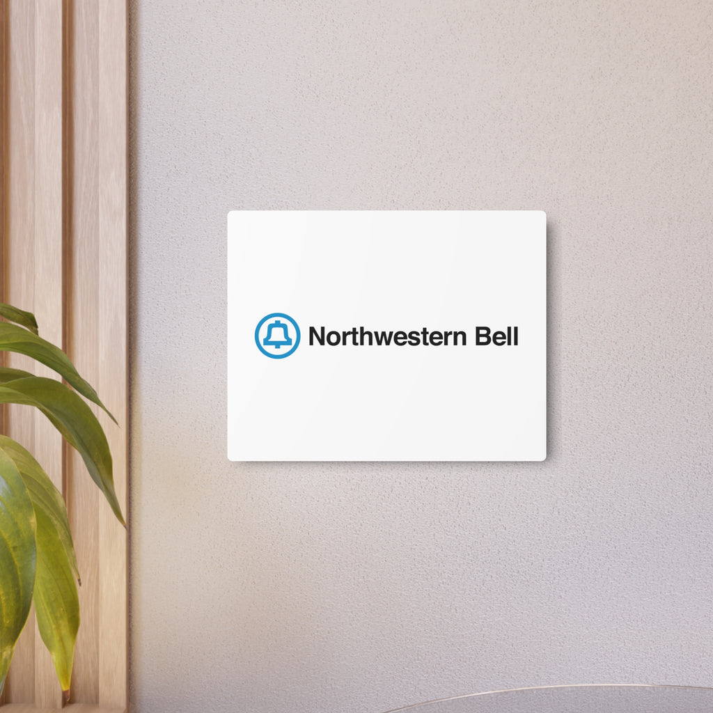 Northwestern Bell Metal Sign