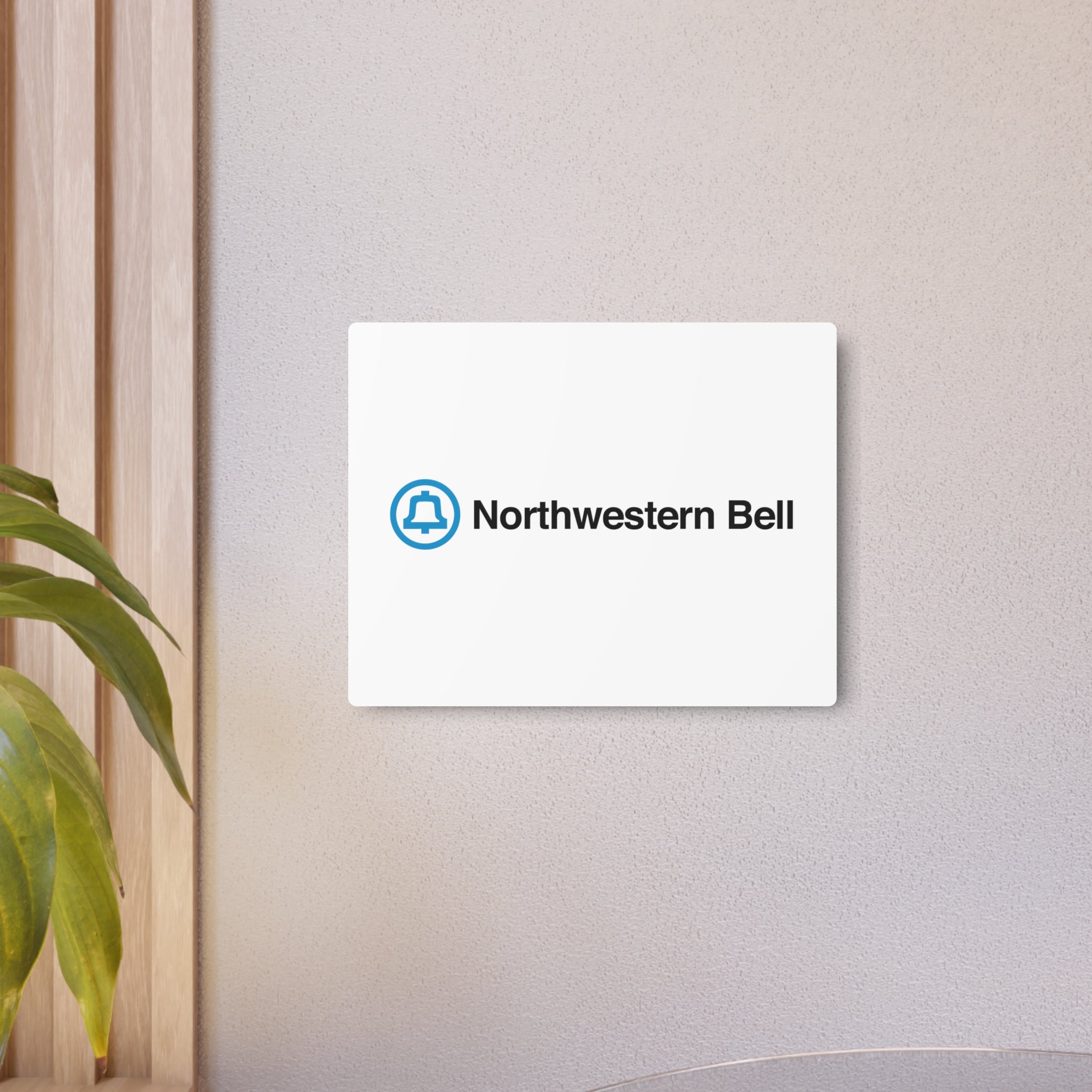 Northwestern Bell Metal Sign