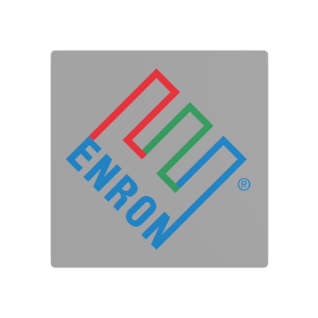 Enron Square Metal Sign