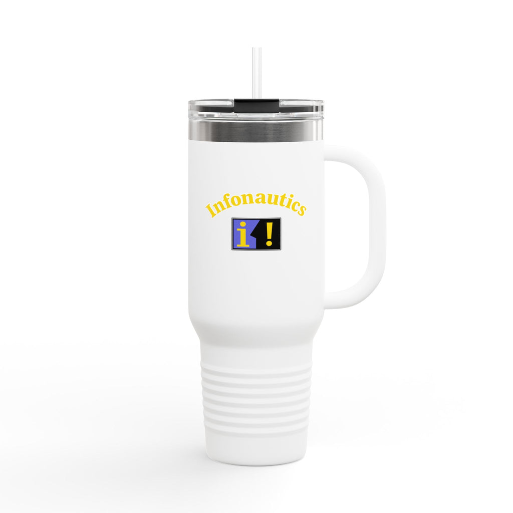 Infonautics 40oz Insulated Travel Mug Stainless Tumbler
