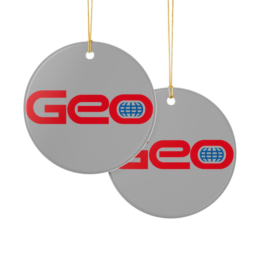 Geo Ceramic Ornament