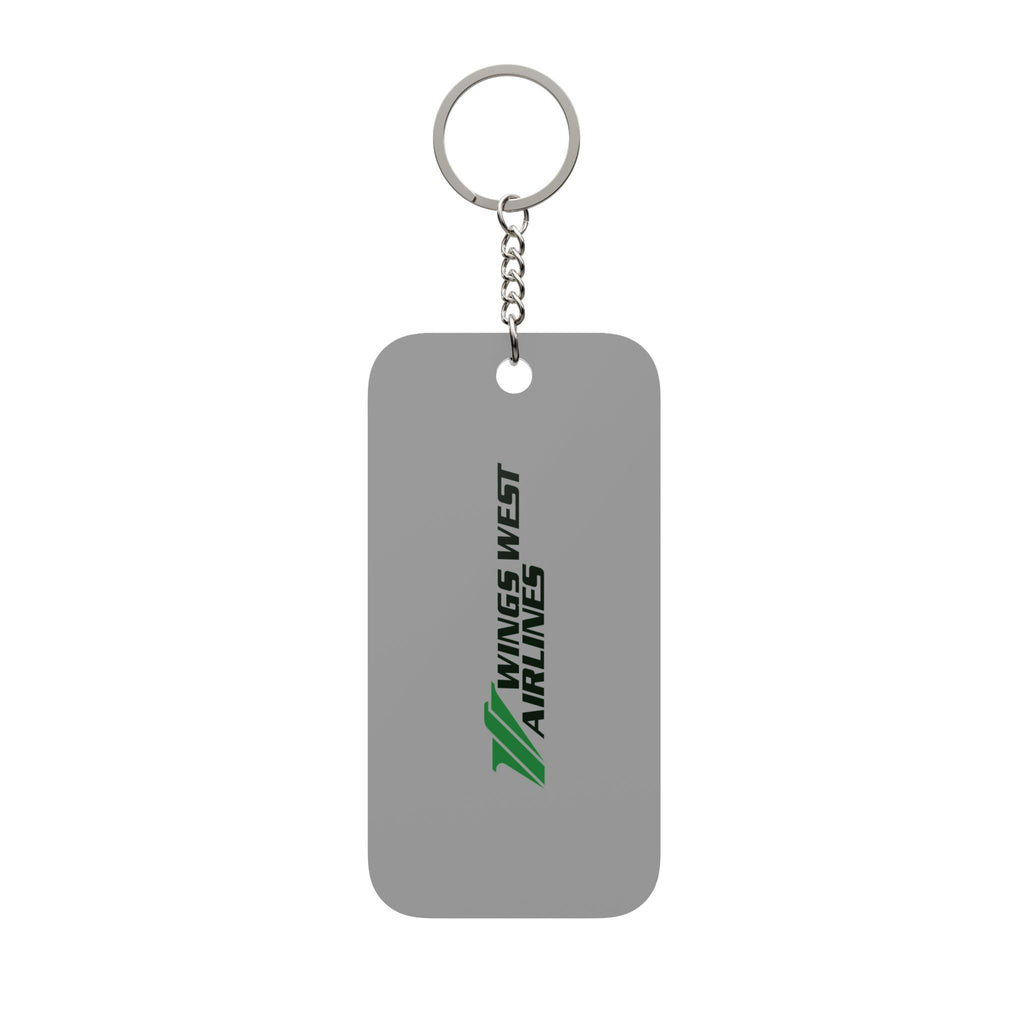 Wings West Airlines Double-Sided Keychain Charm