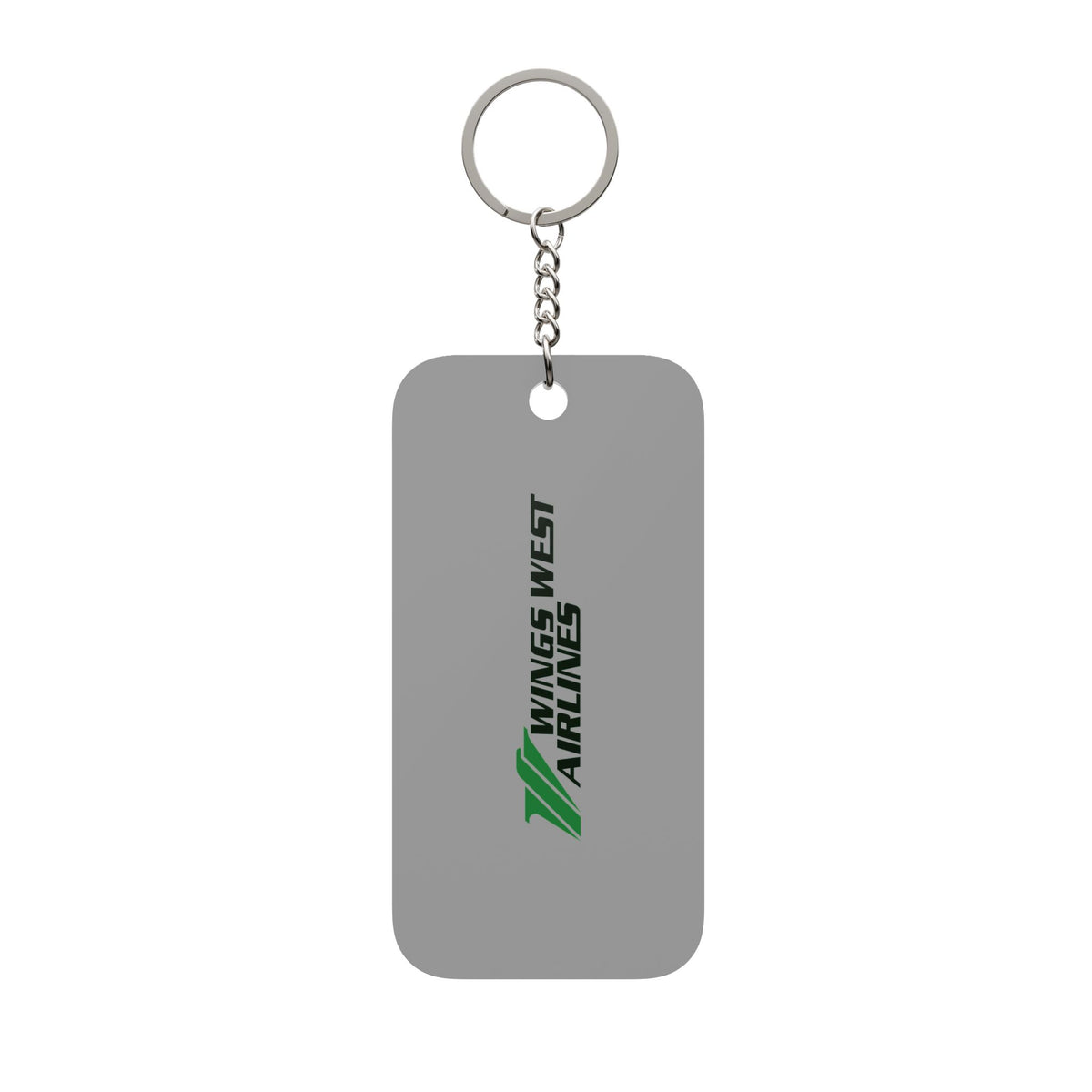 Wings West Airlines Double-Sided Keychain Charm