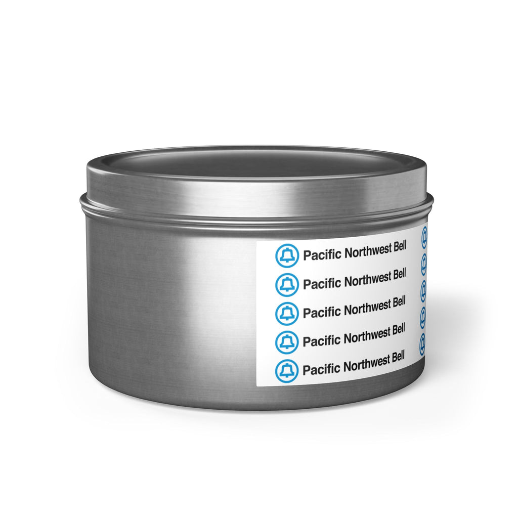 Pacific Northwest Bell Tin Candle