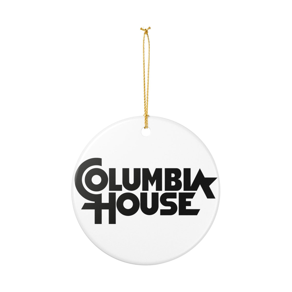 Columbia House Ceramic Ornament