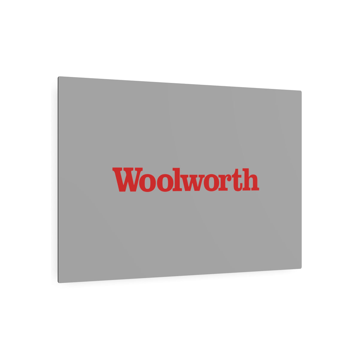 F. W. Woolworth Company Metal Sign