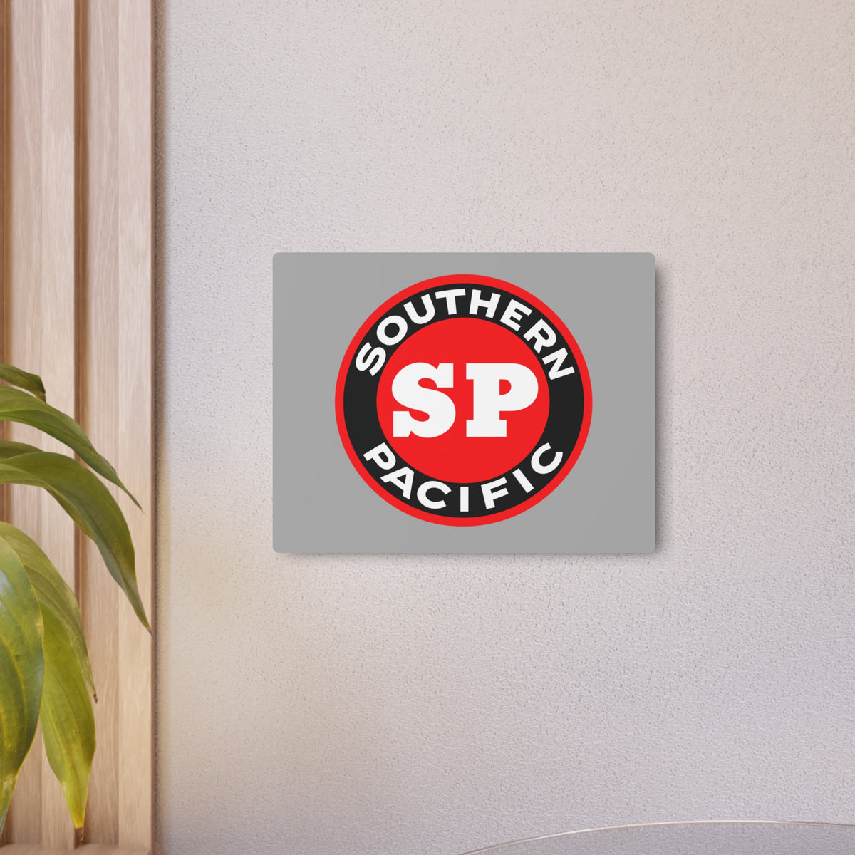 Southern Pacific Railroad Metal Sign