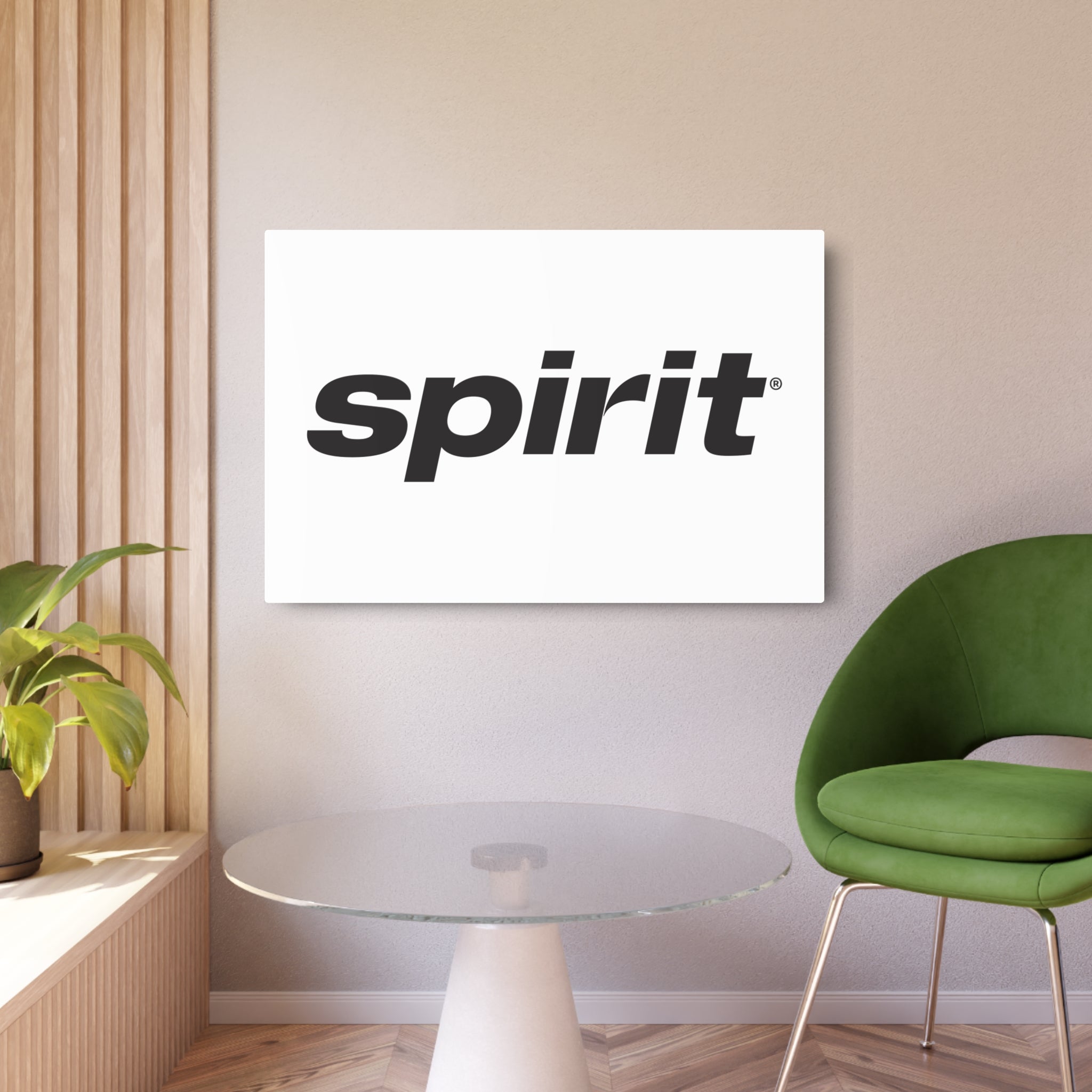 Spirit Airlines Metal Sign