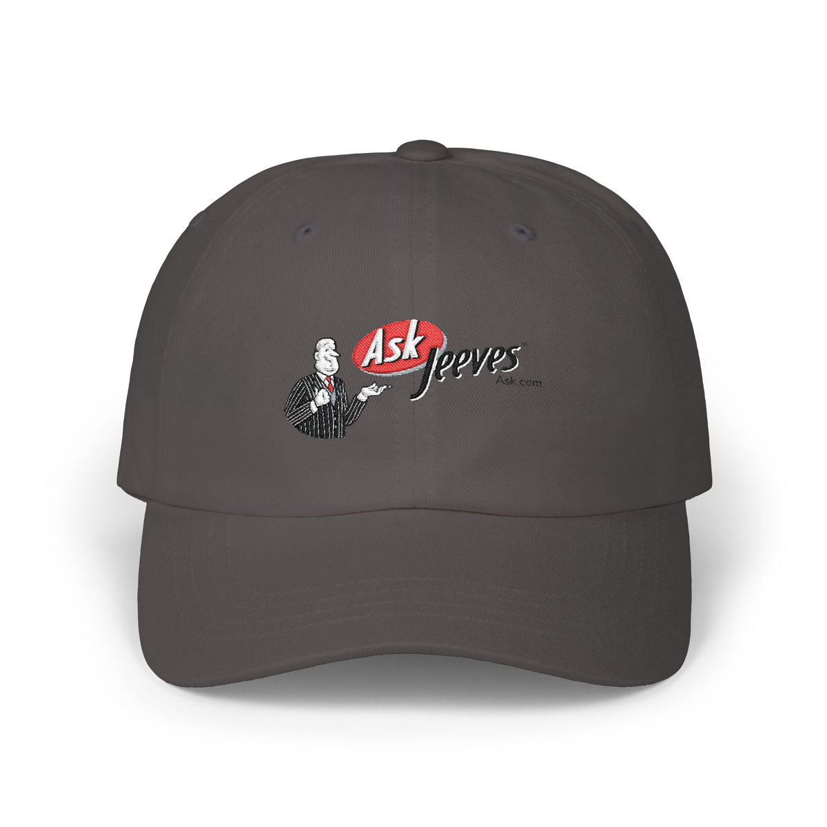Ask Jeeves Embroidered Dad Cap Hat