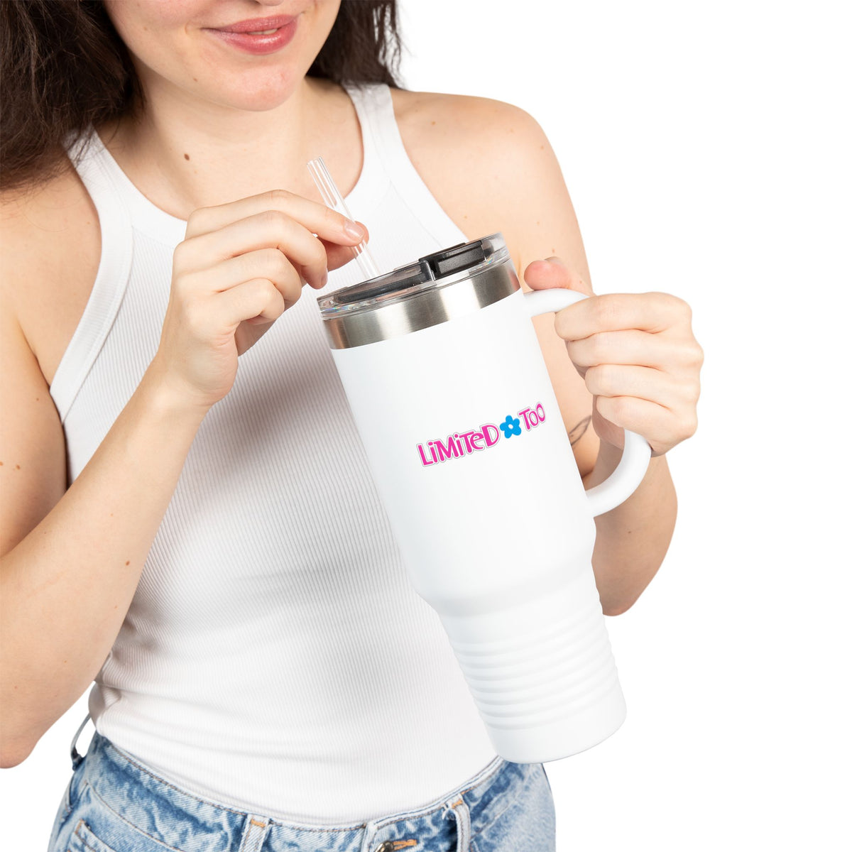 Limited Too 40oz Insulated Travel Mug Stainless Tumbler