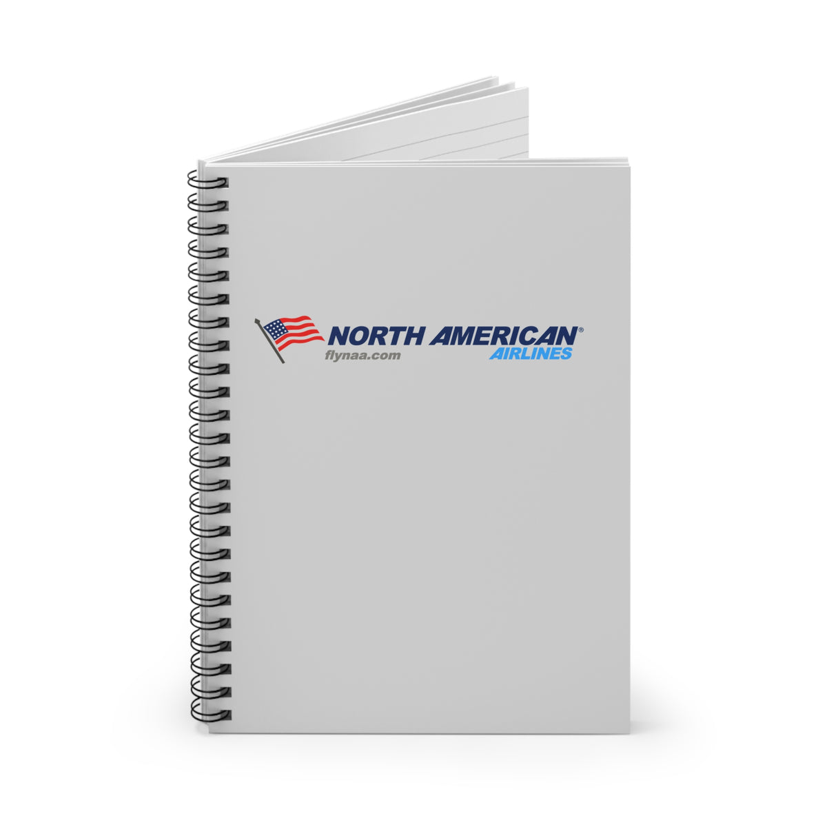 North American Airlines Spiral Notebook