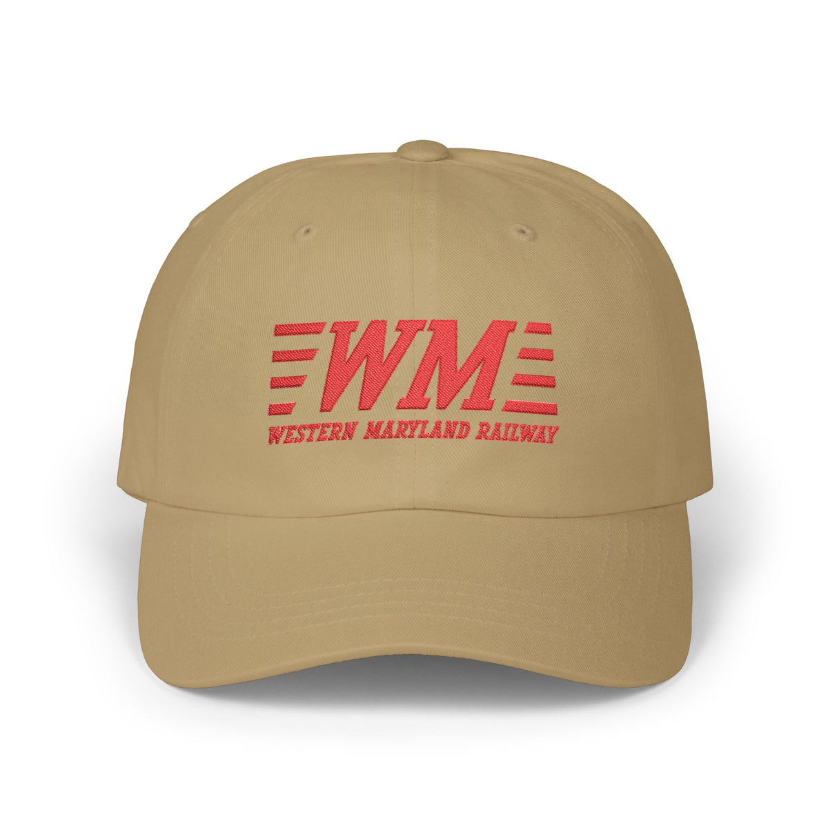 Western Maryland Railway Embroidered Dad Cap Hat