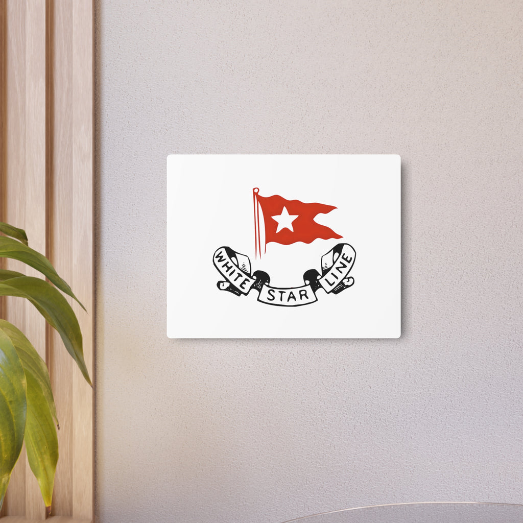 White Star Line Metal Sign