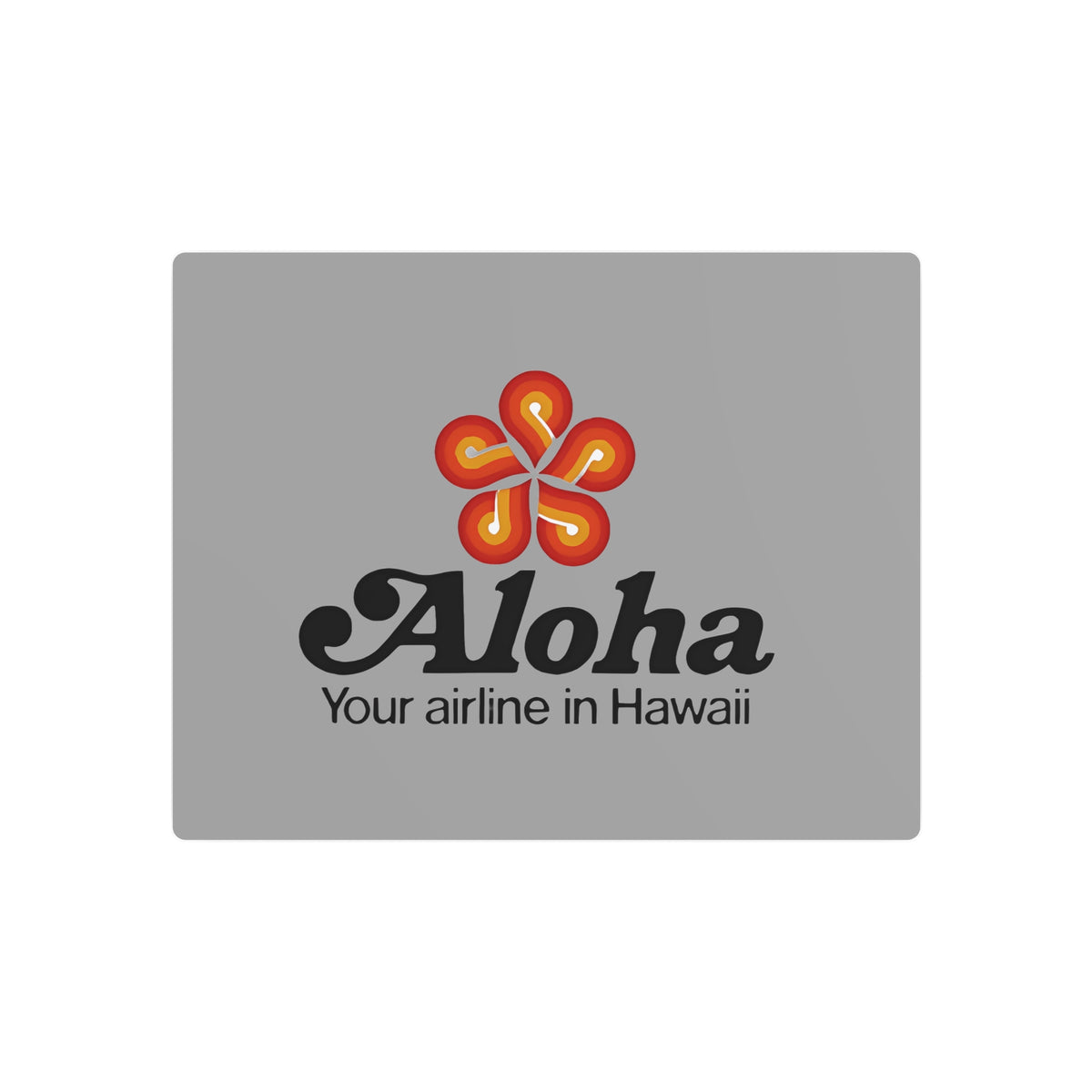 Aloha Airlines Metal Sign