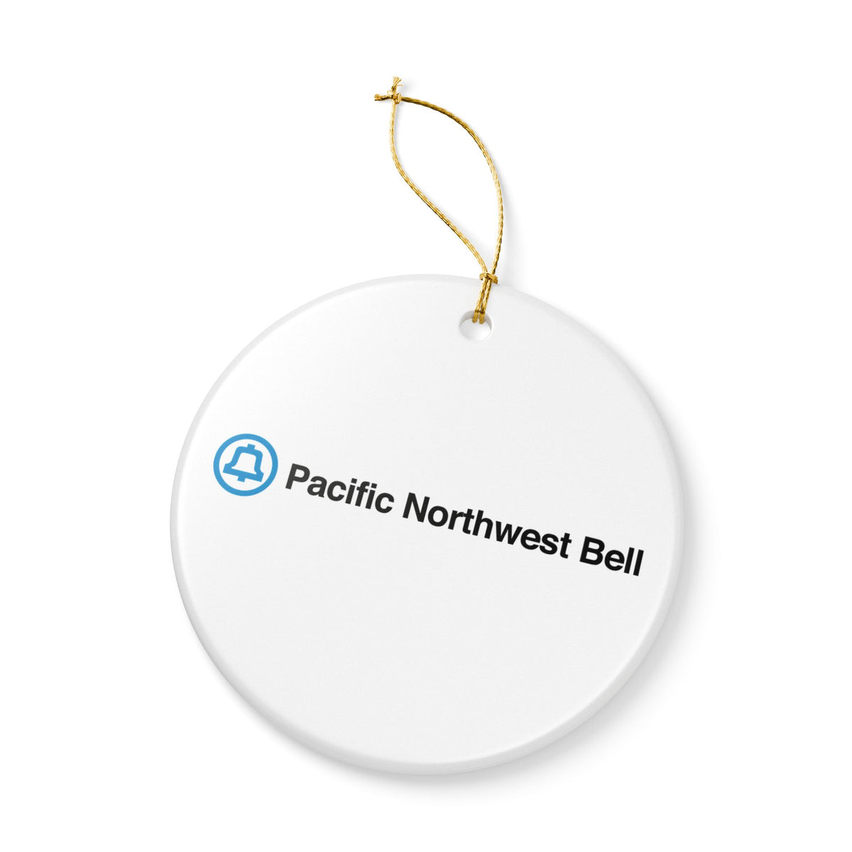 Pacific Northwest Bell Ceramic Ornament
