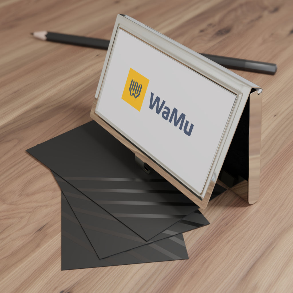 Washington Mutual (WaMu) Metal Business Card Holder