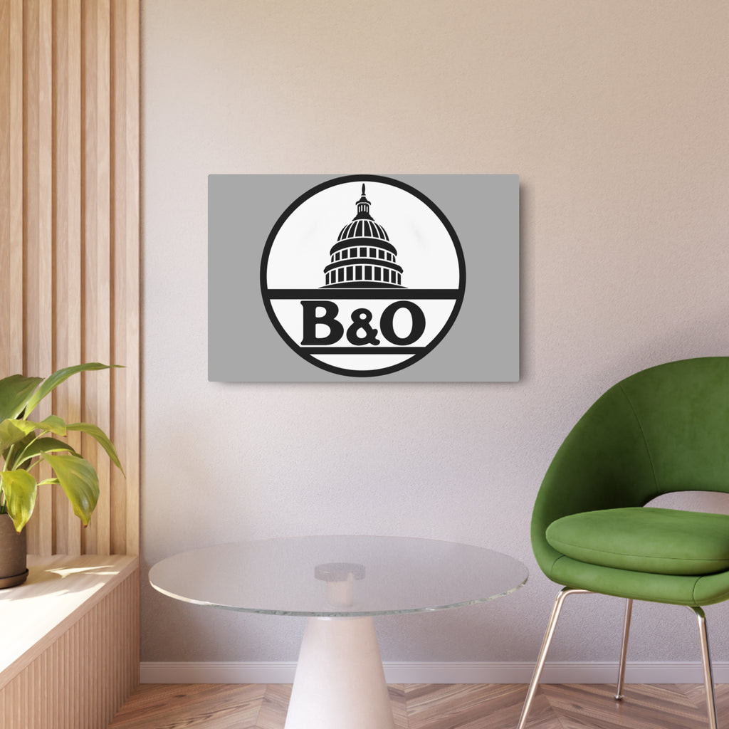 Baltimore and Ohio Railroad Metal Sign