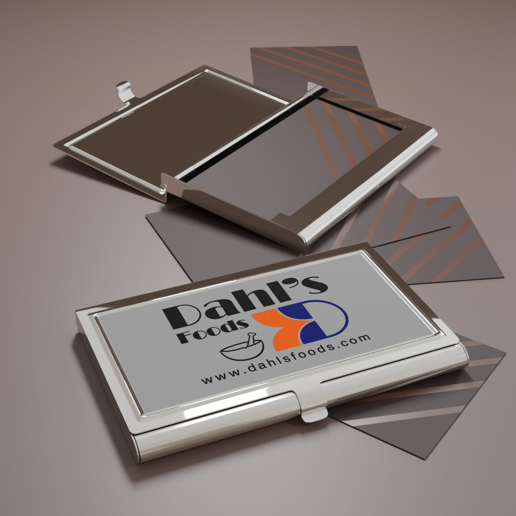 Dahl's Foods Metal Business Card Holder