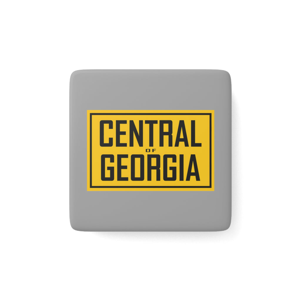 Central of Georgia Railway Square Porcelain Fridge Magnet