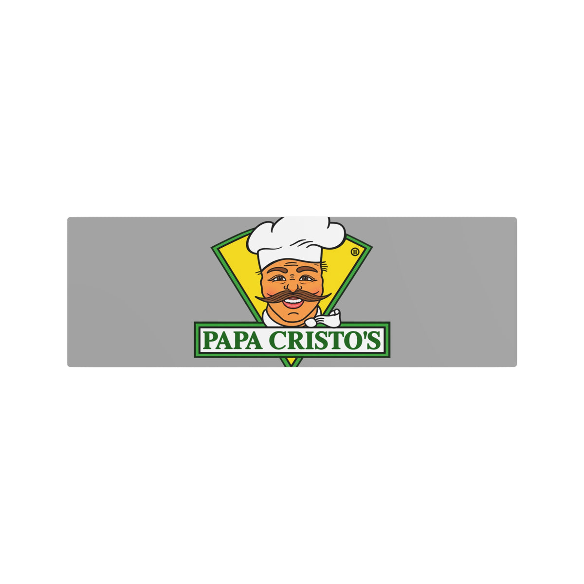 Papa Cristo's Metal Sign