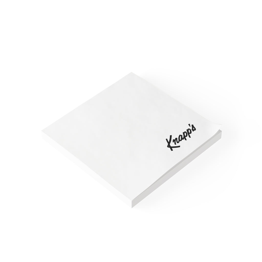 J. W. Knapp Company Sticky Post-it Note Pad