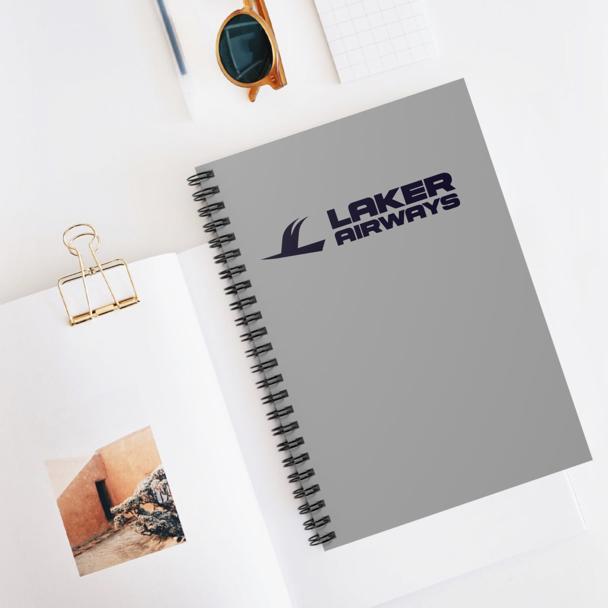 Laker Airways Spiral Notebook