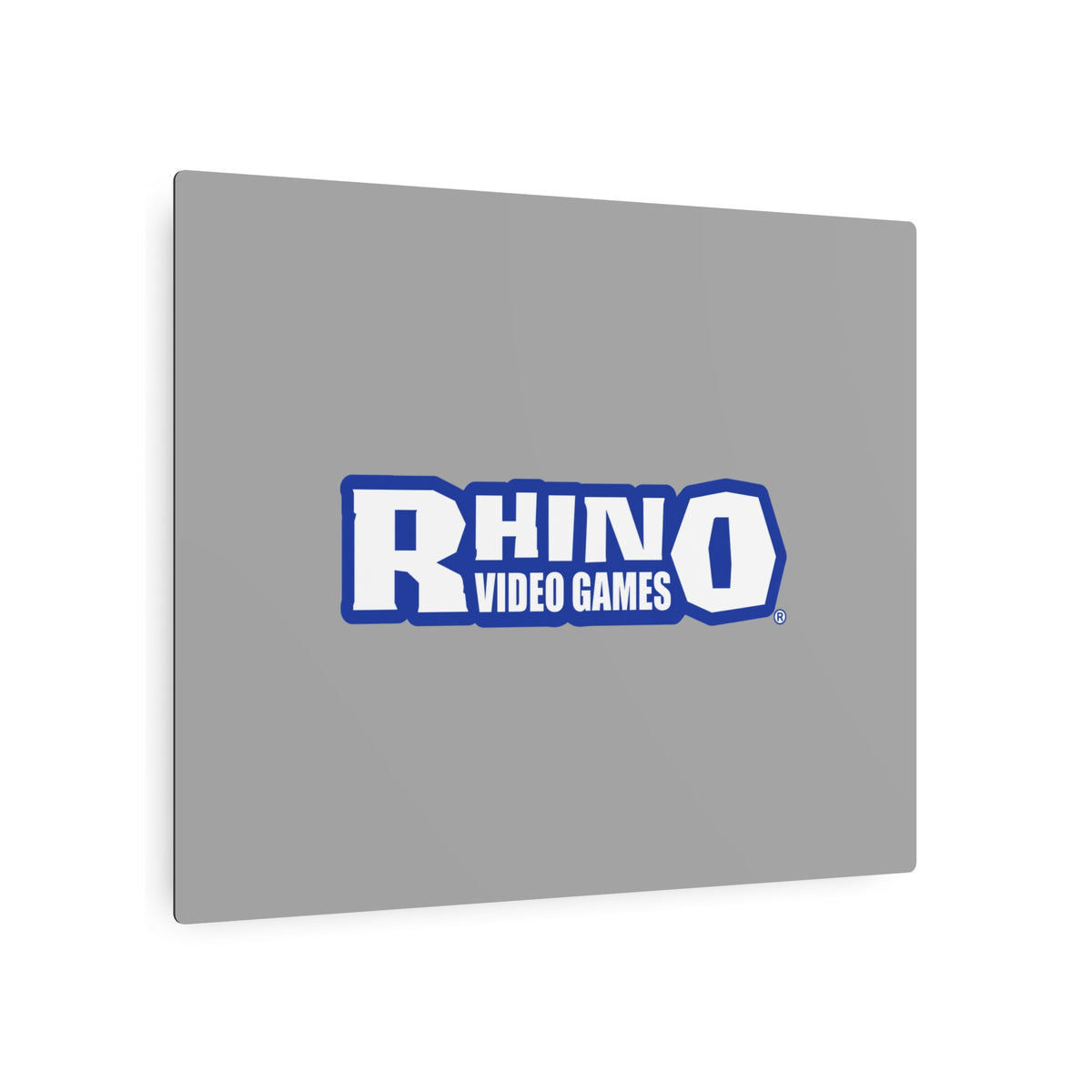 Rhino Video Games Metal Sign