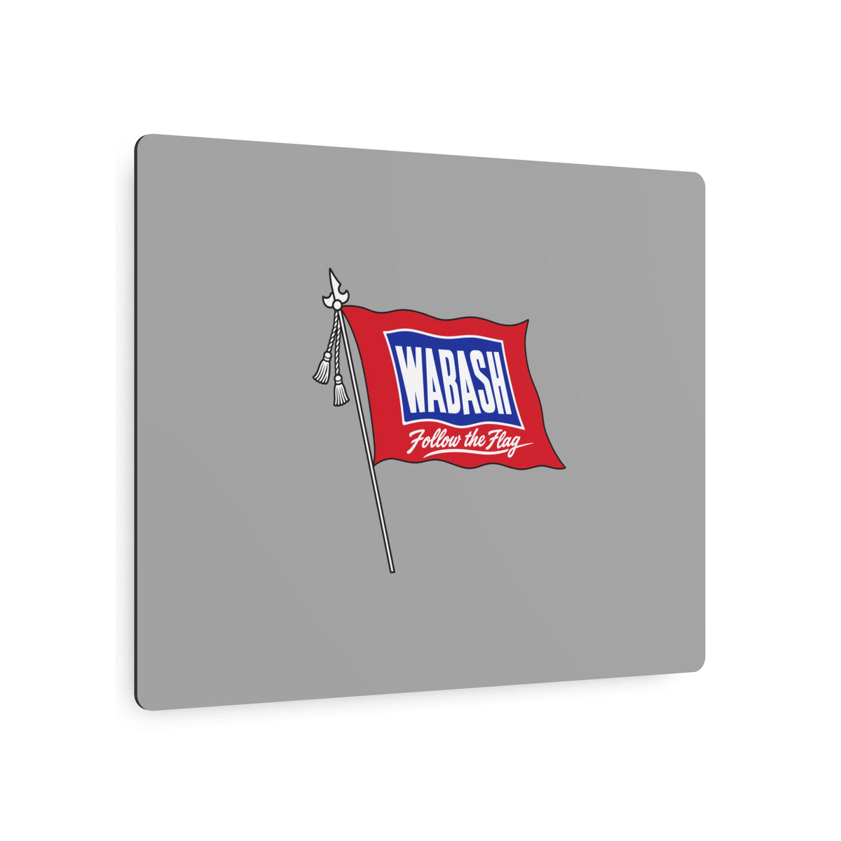 Wabash Railroad Metal Sign