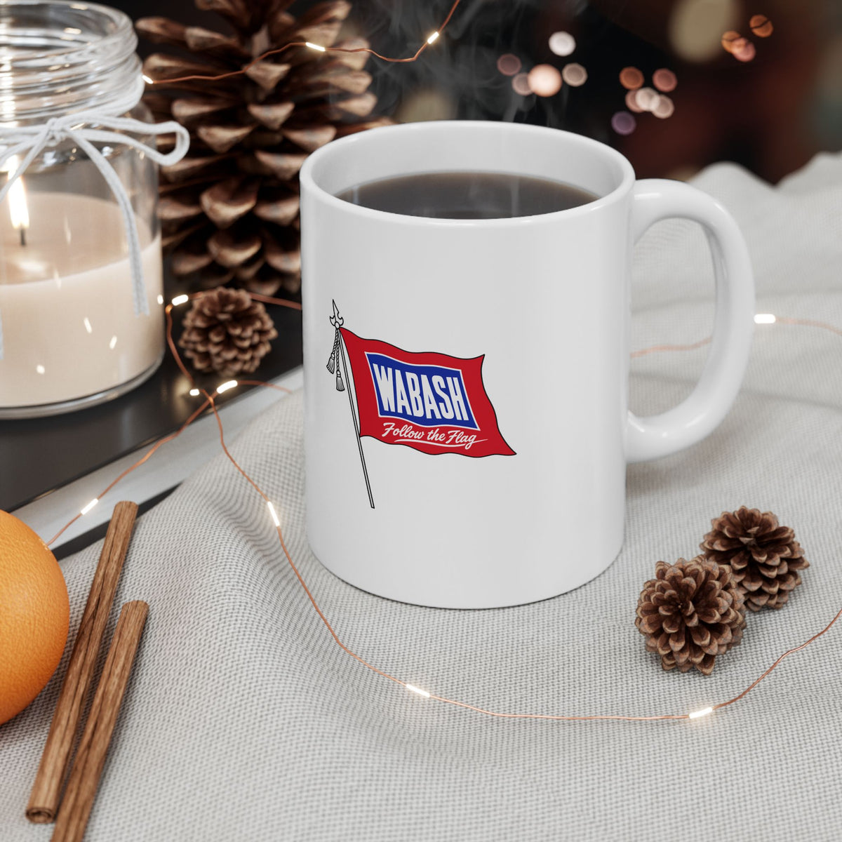 Wabash Railroad Ceramic Coffee Mug
