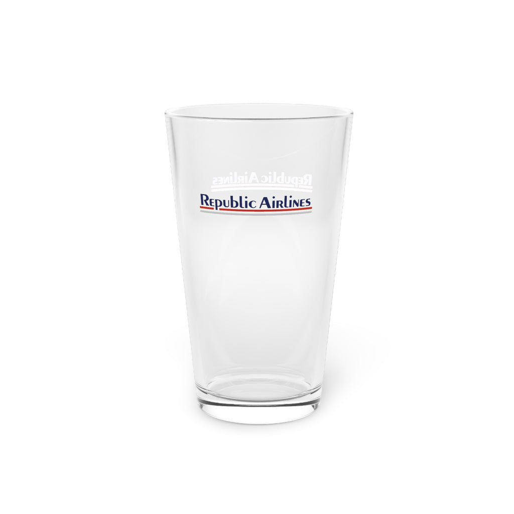 Republic Airlines 16oz Pint Glass