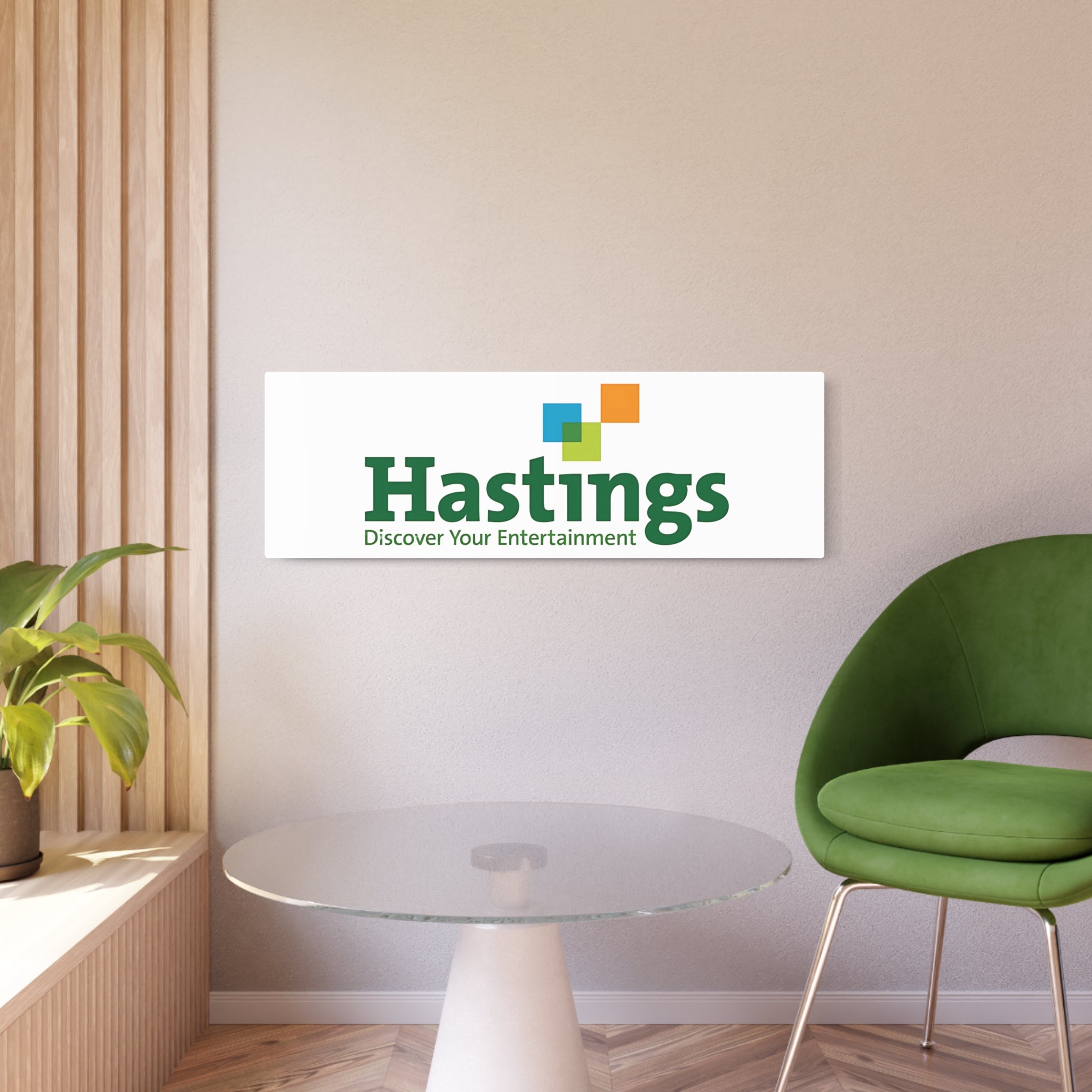 Hastings Entertainment Metal Sign