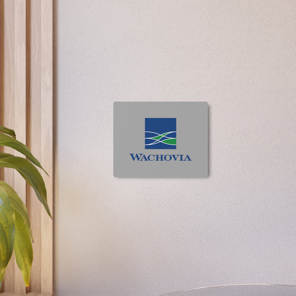 Wachovia Metal Sign