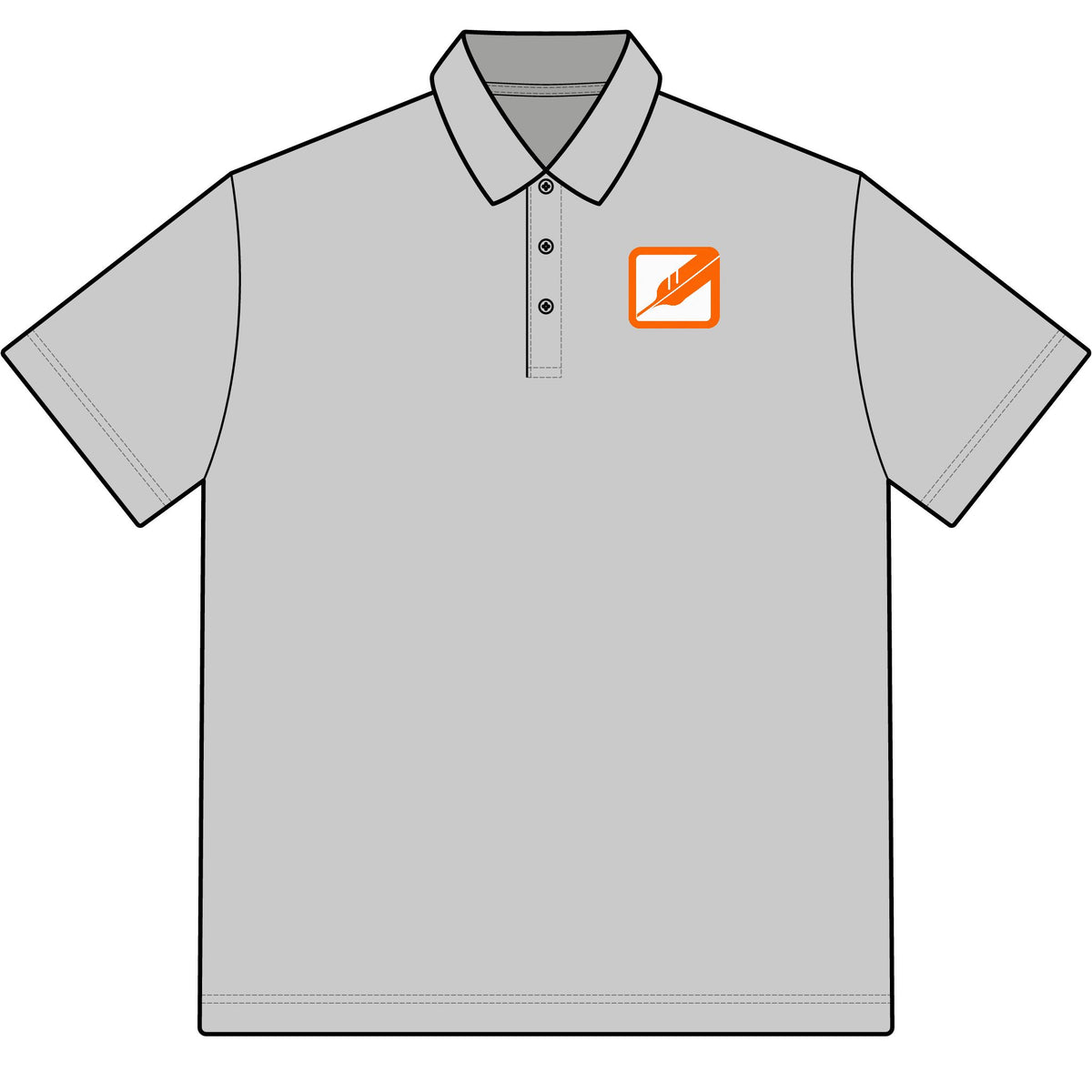 Western Pacific Railroad Cotton Polo Shirt