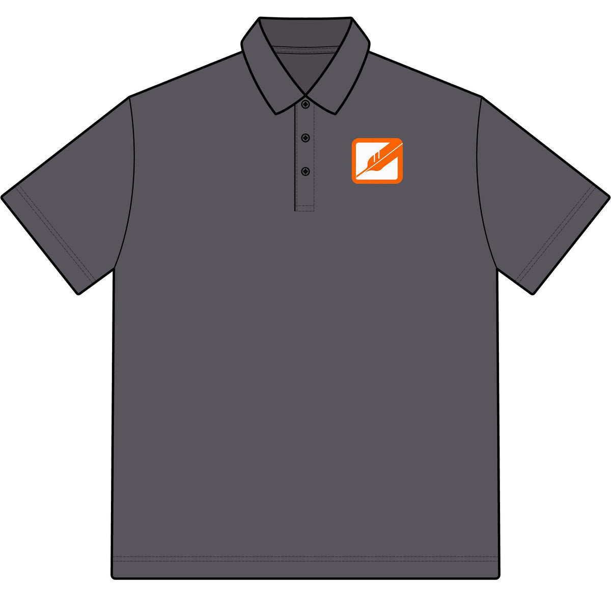 Western Pacific Railroad Cotton Polo Shirt