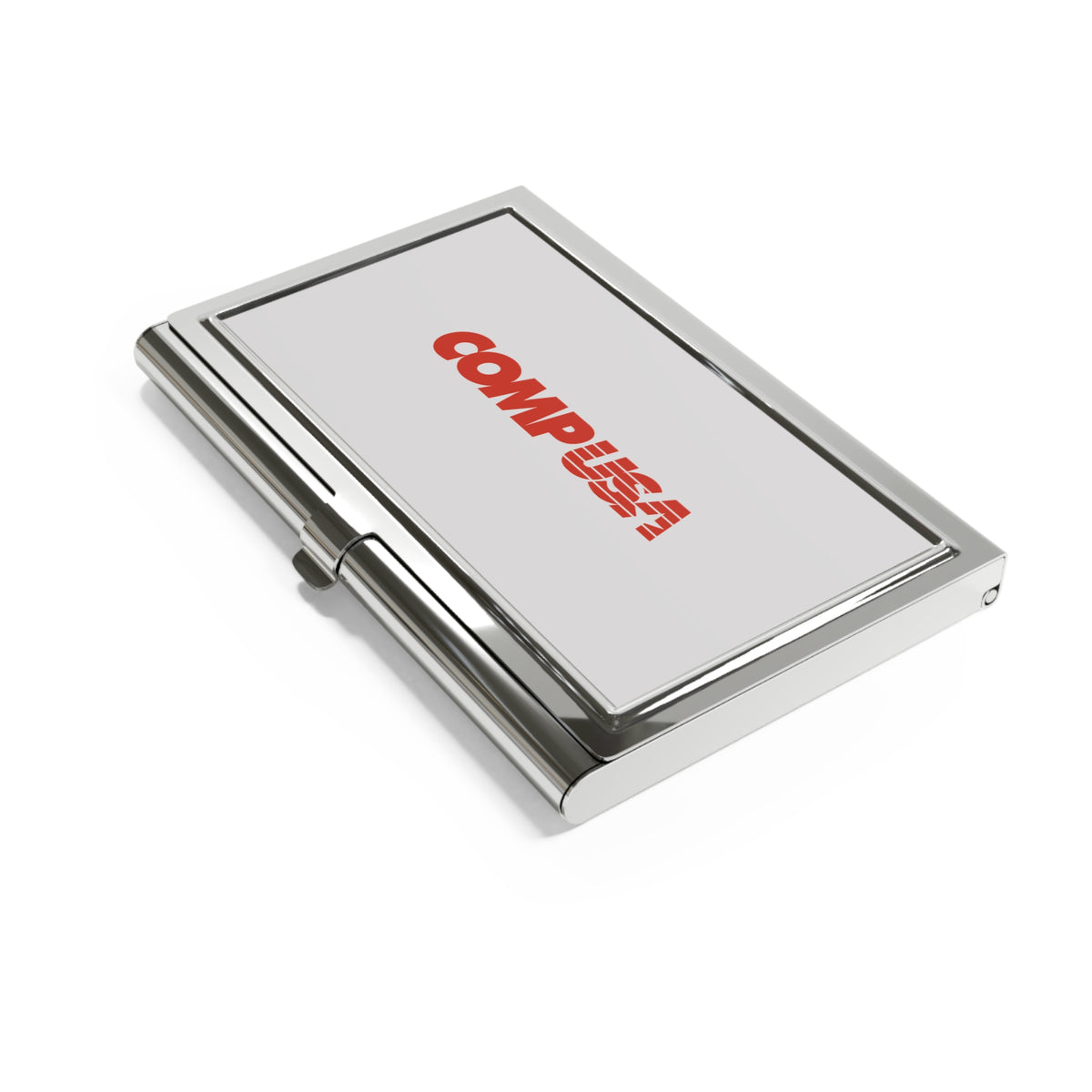 CompUSA Metal Business Card Holder