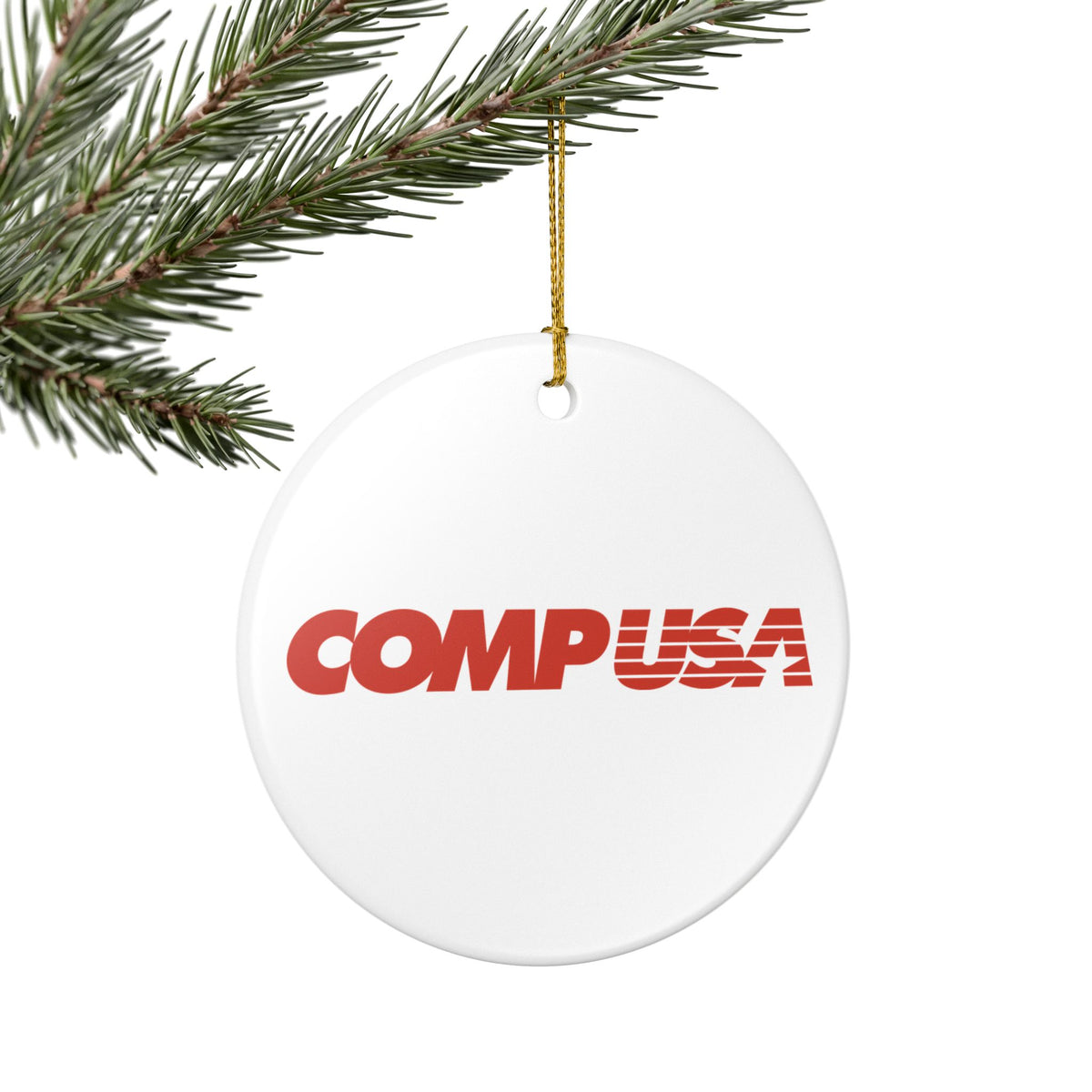 CompUSA Ceramic Ornament