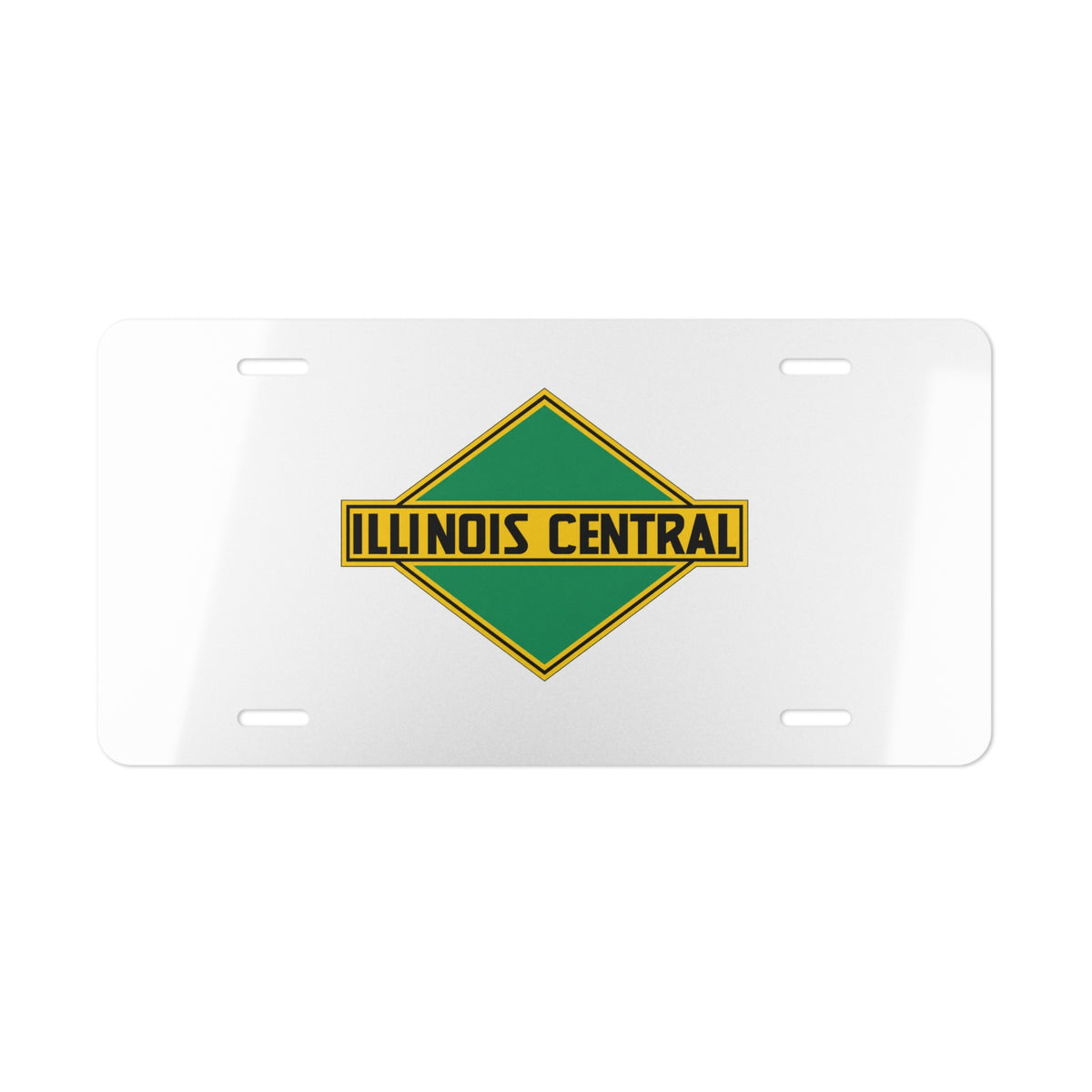 Illinois Central Railroad Vanity License Plate