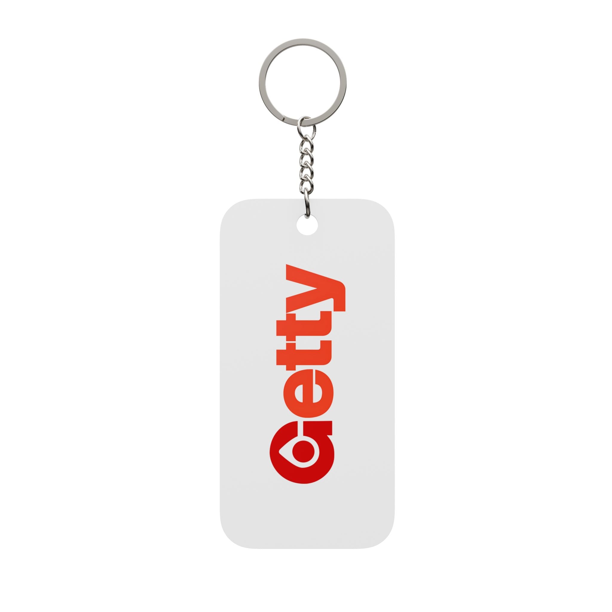 Getty Oil Double-Sided Keychain Charm