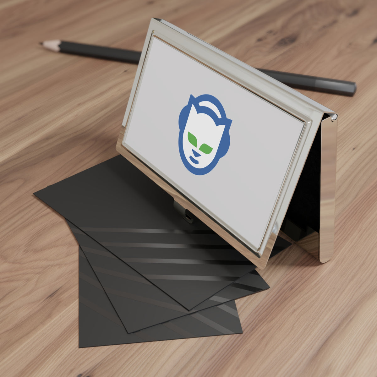 Napster Metal Business Card Holder