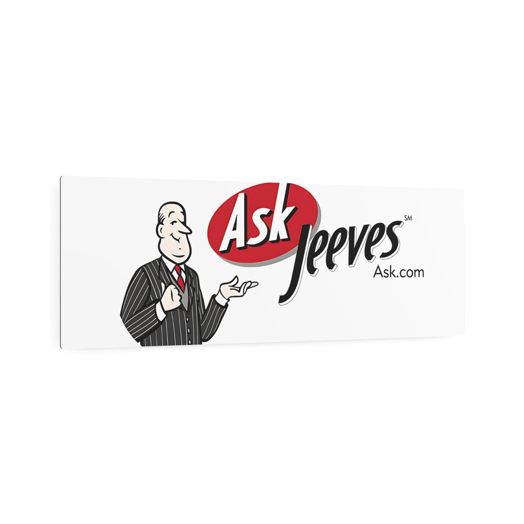 Ask Jeeves Metal Sign