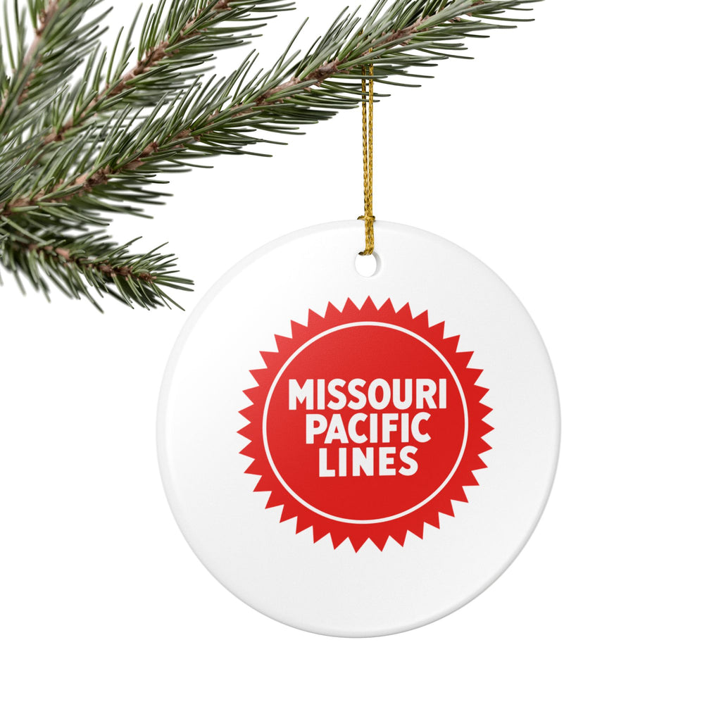 Missouri Pacific Railroad Ceramic Ornament