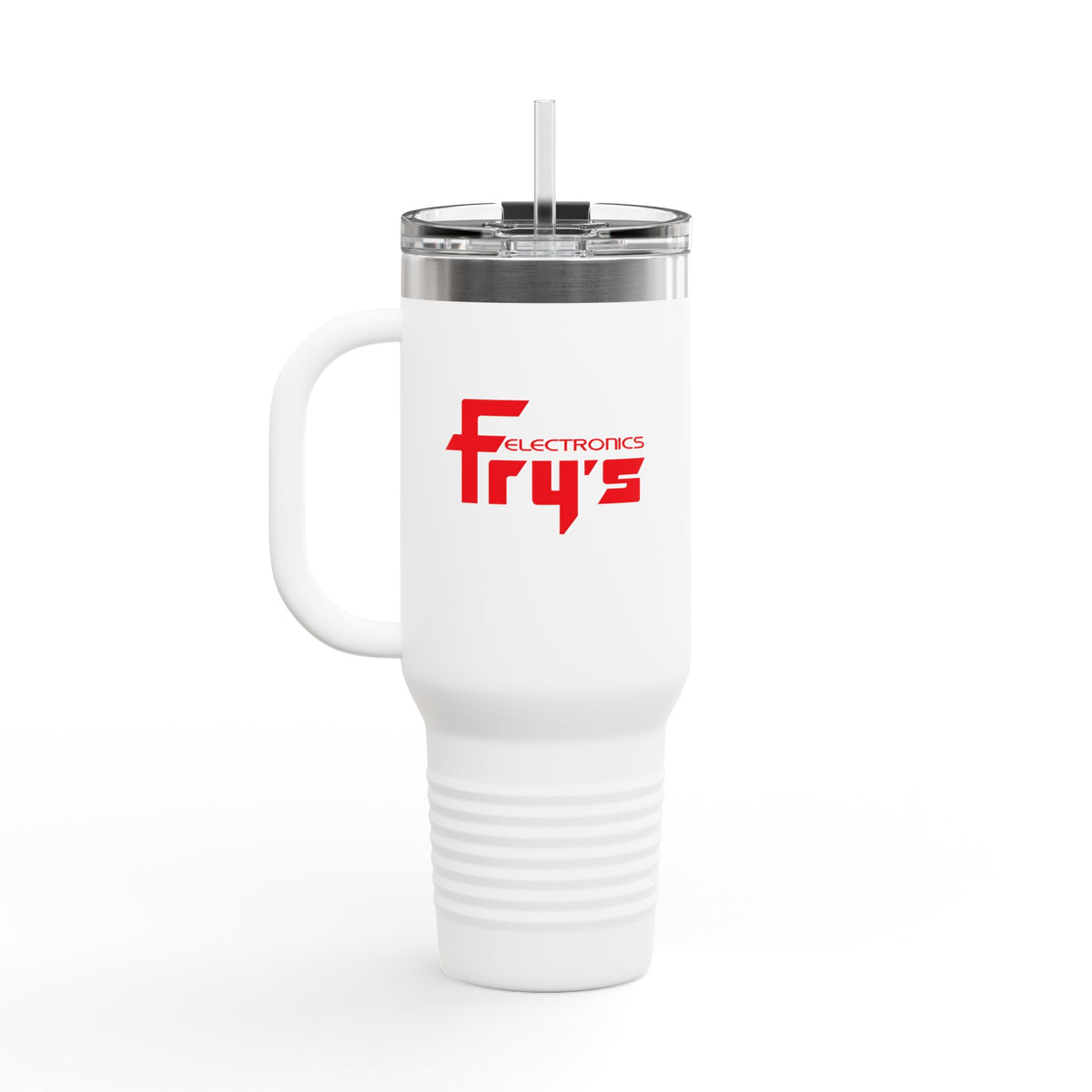 Fry's Electronics 40oz Insulated Travel Mug Stainless Tumbler